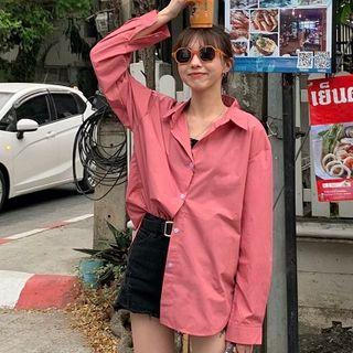 Plain Shirt Cherry Pink - One Size