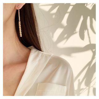 Metal Bubble Drop Earrings