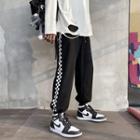 Checker Print Harem Pants