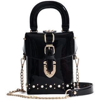 Studs Chain Crossbody Bag