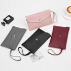 Plain Flap Wristlet