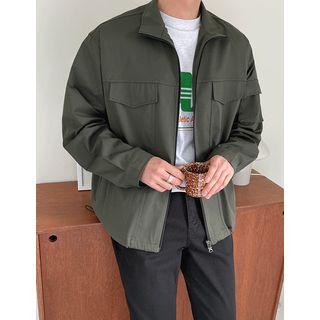 Reversible-zip Dual-pocket Jacket