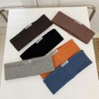 Applique Distressed Face Wash Knit Headband