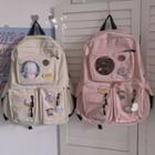 Nylon Multi Pouch Backpack