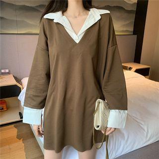 Mock Two Piece Midi Top