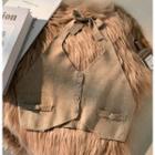 Halter Button-up Tank Top / Shorts