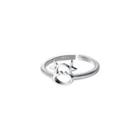 Ox Sterling Silver Ring Silver - One Size