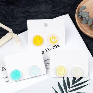 Acrylic Smiley Earring