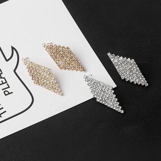 Rhinestone Rhombus Earring