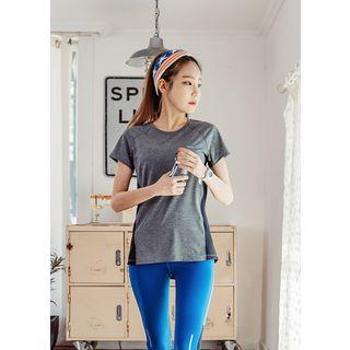 Contrast Mesh-trim Training Top