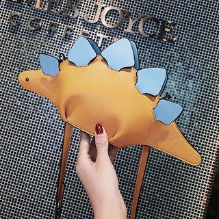 Faux Leather Dinosaur Crossbody Bag