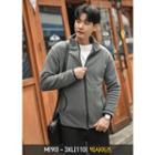 High-neck Zip-up Fleece Jacket In 8 Colors