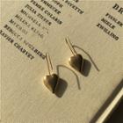 Alloy Heart Dangle Earring 1 Pair - Hook Earring - One Size