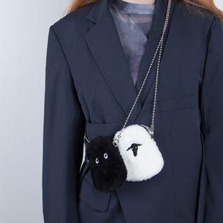 Sheep Fleece Crossbody Bag