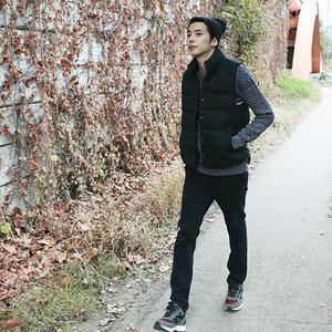 Fleece-lined Drawstring Waist Pants