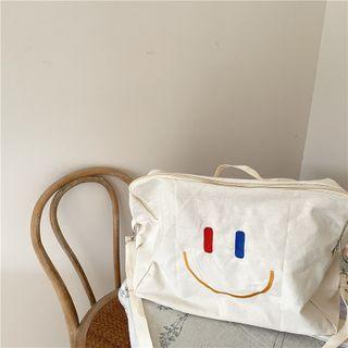 Smiley Carryall Bag 1 Pc - White - L