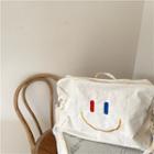 Smiley Carryall Bag 1 Pc - White - L