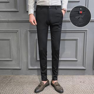 High-waist Embroidered Pants