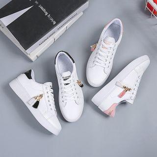 Fringed Two-tone Sneakers