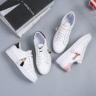 Fringed Two-tone Sneakers