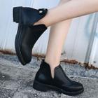 Round-toe Ankle Boots