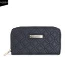 Faux-leather Quilted Wallet