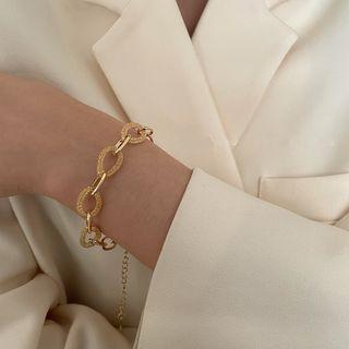Chunky Chain Rhinestone Bracelet