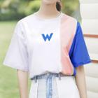 Short-sleeve W T-shirt