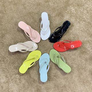 Low Heel Flip Flops