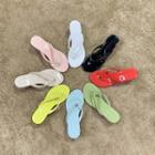 Low Heel Flip Flops