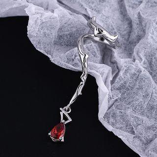 Cz Branch Ear Cuff 1 Pc - Silver - One Size