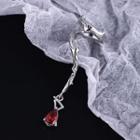 Cz Branch Ear Cuff 1 Pc - Silver - One Size