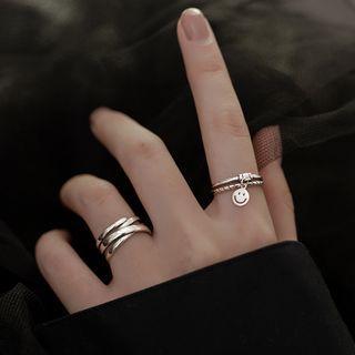 925 Sterling Silver Smile Ring