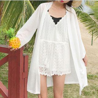 Spaghetti Strap Playsuit / Beach Cover-up