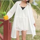 Spaghetti Strap Playsuit / Beach Cover-up