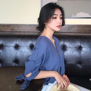 V-neck Light Jacket