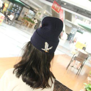 Eagle Embroidery Beanie