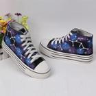 Painted Stars Canvas Sneakers