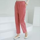 Colored Napped Corduroy Baggy Pants