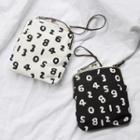 Number Print Clutch