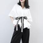 Open-front Wrapped Top + Striped Sash