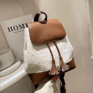 Fleece Drawstring Backpack
