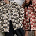 Couple Matching All Over Print Buttoned Jacket
