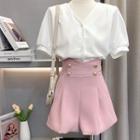 Button-up Shorts (various Designs)