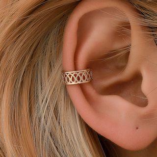 Cutout Metal Cuff Earring