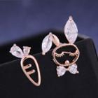 Non-matching Rabbit Stud Earring