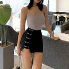 Pin-trim Mini Skirt