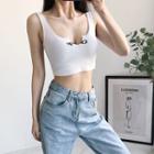 Sleeve V-neck Vest