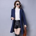 Grommet Hooded Coat