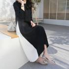 Pleated-panel Side Dress